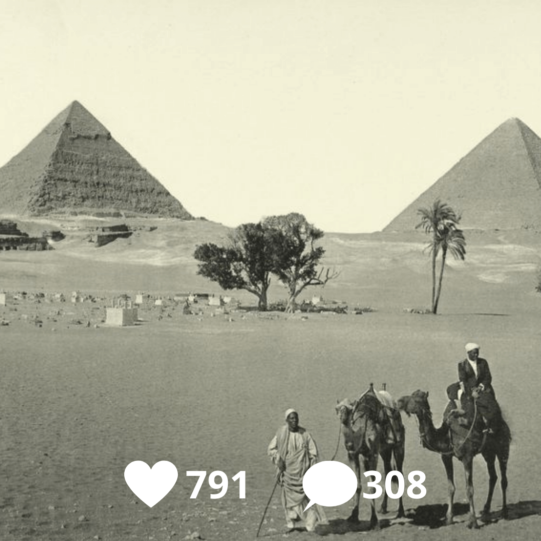 Seeing the Pyramids in the 1920's